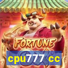 cpu777 cc